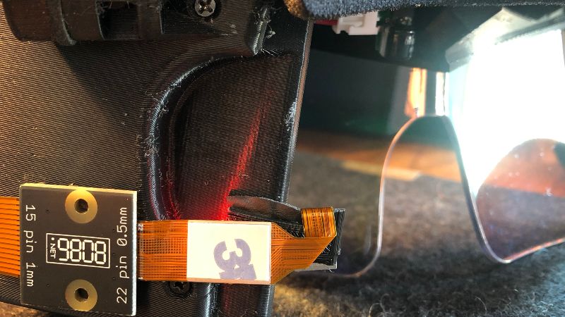 POV of North Star headset with a Pi Zero Cam setup